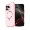 Hubrendy SH Newface Apple İphone 16 Pro Live Diamond Magsafe Kapak - Pembe