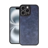 Hubrendy SH Newface Apple İphone 16 Pro Max Kılıf Aras Deri Kapak - Lacivert