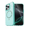 Hubrendy SH Newface Apple İphone 16 Pro Max Live Diamond Magsafe Kapak - Yeşil