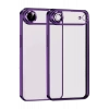 Hubrendy SH Newface Apple İphone 17 Air Razer Lensli Silikon - Açık Mor