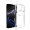 Hubrendy SH Newface Apple İphone 17 Pro Kart Şeffaf Silikon - Şeffaf