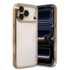 Hubrendy SH Newface Apple İphone 17 Pro Razer Lensli Silikon - Gold
