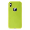 Hubrendy SH Newface Apple İphone X Kılıf First Silikon - Parlak Sarı