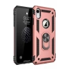 Hubrendy SH Newface Apple İphone Xr Kılıf Sofya Yüzüklü Silikon Kapak - Rose