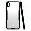 Hubrendy SH Newface Apple İphone Xs Max Kılıf Platin Silikon - Siyah