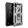 Hubrendy SH Newface Apple İphone Xs Max Kılıf Sofya Yüzüklü Silikon Kapak - Gümüş