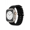 Hubrendy SH Newface Apple Watch 38mm Ocean Kordon - Siyah
