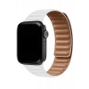 Hubrendy SH Newface Apple Watch 42mm Loop Kordon - Beyaz