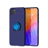 Hubrendy SH Newface Huawei Y5p Kılıf Range Yüzüklü Silikon - Mavi