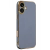 Hubrendy SH Newface İphone 16 Kılıf Volet Silikon - Mavi