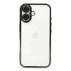 Hubrendy SH Newface İphone 16 Plus Kılıf Razer Lensli Silikon - Yeşil