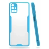 Hubrendy SH Newface Samsung Galaxy M51 Kılıf Platin Silikon - Mavi