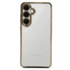 Hubrendy SH Newface Samsung Galaxy S24 Fe Kılıf Razer Lensli Silikon - Gold