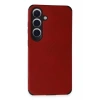 Hubrendy SH Newface Samsung Galaxy S24 Kılıf Loop Deri Silikon - Kırmızı