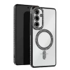 Hubrendy SH Newface Samsung Galaxy S25 Fe Joke Simli Magneticsafe Kılıf - Siyah