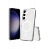 Hubrendy SH Newface Samsung Galaxy S26 Magneticsafe Şeffaf Silikon - Şeffaf