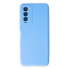 Hubrendy SH Newface Tecno Camon 18 Kılıf First Silikon - Mavi