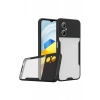 Hubrendy SH Newface Xiaomi Poco M5 Kılıf Platin Silikon - Siyah