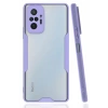 Hubrendy SH Newface Xiaomi Redmi Note 10 Pro Kılıf Platin Silikon - Lila