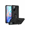 Hubrendy SH Newface Xiaomi Redmi Note 11t Kılıf Sofya Yüzüklü Silikon Kapak - Siyah