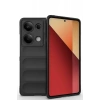 Hubrendy SH Newface Xiaomi Redmi Note 13 Pro 4g Kılıf Optimum Silikon - Siyah