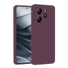 Hubrendy SH Newface Xiaomi Redmi Note 14 4g Kılıf First Silikon - Mürdüm