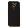 Hubrendy SH Newface Xiaomi Redmi Note 9 Kılıf Volet Silikon - Siyah