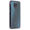Hubrendy SH Newface Xiaomi Redmi Note 9 Pro Kılıf Razer Lensli Silikon - Mor