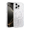 Hubrendy SH Onegif Apple İphone 16 Pro Max Misk Simli Magsafe Kapak - Desen 1