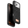 Hubrendy SH Onegif Apple İphone 17 Pro Max Bright Simli Kapak - Siyah