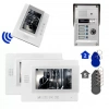 Hubrendy SH Powermaster 37t4 2 Daire 7 Nfc Destekli Görüntülü Diafon Kapı Zili Interkom Akıllı Ev Güvenliği Sistemi