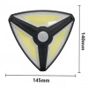 Hubrendy SH Powermaster Mx-1219b 150 Cob Ledli Sensörlü 3 Modlu Solar Duvar Lambası