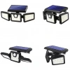 Hubrendy SH Powermaster Mx-w771a Sensörlü 3 Modlu 74 Ledli Solar Aydınlatmalı Duvar Lambası