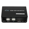 Hubrendy SH Powermaster Pm-11789 4k Hdmi Usb Kvm Switch 2x1