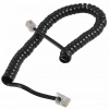 Hubrendy SH Telefon Spiral Kablo Siyah 4p/4c