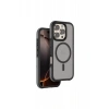 Hubrendy SH Venco Apple İphone 16 Pro Orbit Magsafe Kapak - Siyah
