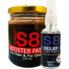 Hubrendy Bez Stımul8 (S8) DELAY30 Mlsprey + Erkeklere Ekstradestek Özel PERFORMANSMACUNU240 gr