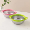 Hubrendy Tedarik 21 cm Kulplu Metal Süzgeç - Çelik Sepet