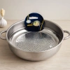 Hubrendy Tedarik 28 cm Kulplu Metal Süzgeç (Basık)