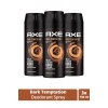 Hubrendy Tedarik 3 Adet Axe Dark Temptatıon Bay Parfüm Kofre 150 ml