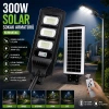 Hubrendy Tedarik 300W 6500K Solar Sokak Lambası Sensörlü