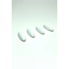 Hubrendy Tedarik 4 Adet Plastik Çengelli Eşarp Ve Şal İğnesi Beyaz 4 cm