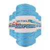 Hubrendy Tedarik 5 Adet Polyester Makrome İpi 3050 Mavi 100 gr
