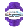 Hubrendy Tedarik 5 Adet Polyester Makrome İpi 4250 Mor 100 gr