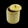 Hubrendy Tedarik Ahşap Bambu Kapaklı Şekerlik Ø11.3 cm
