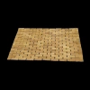 Hubrendy Tedarik Bambu Ahşap Kaymaz Banyo Paspası 42x62 cm