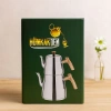 Hubrendy Tedarik Çelik Çaydanlık Seti (1.1L Üst + 2L Alt) Kendinden Süzgeçli