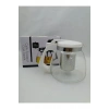 Hubrendy Tedarik Çelik Süzgeçli Cam Demlik 900 Ml. Royaleks-8882