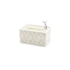 Hubrendy Tedarik Dikdörtgen Masaüstü Peçetelik (18.4×12.5×9 cm) Beyaz