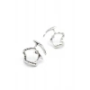 Hubrendy Tedarik Metal Küpe - Gümüş